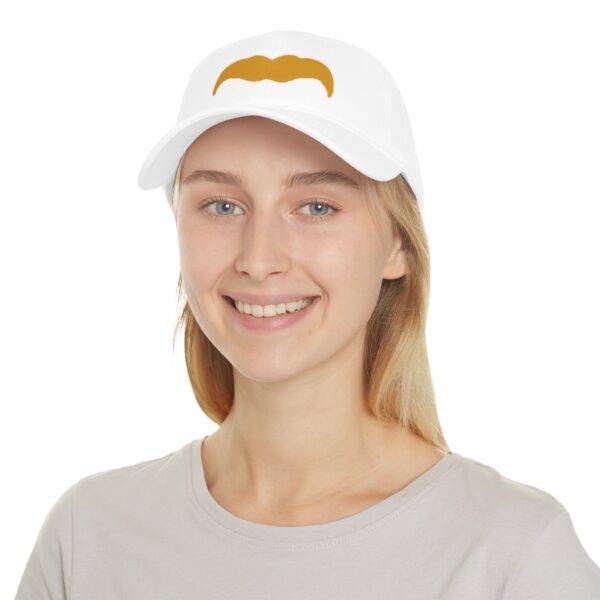 Baseball Cap with Blond Mustache - Perfect for Movember - Image 4