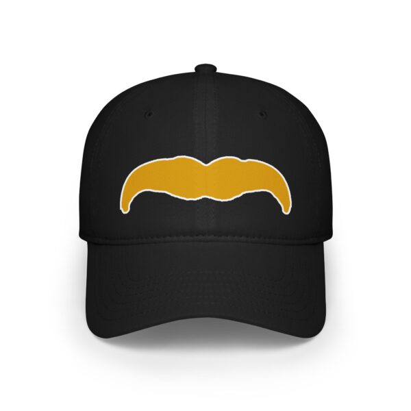 Baseball Cap with Blond Mustache - Perfect for Movember - Image 9