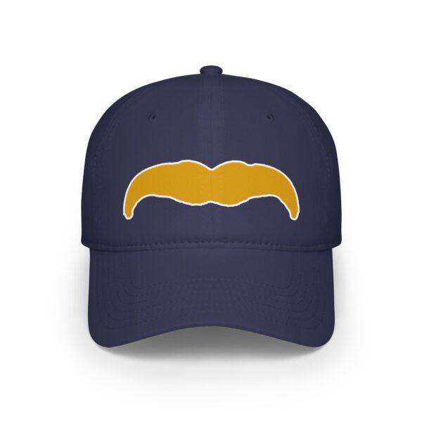 Baseball Cap with Blond Mustache - Perfect for Movember - Image 25