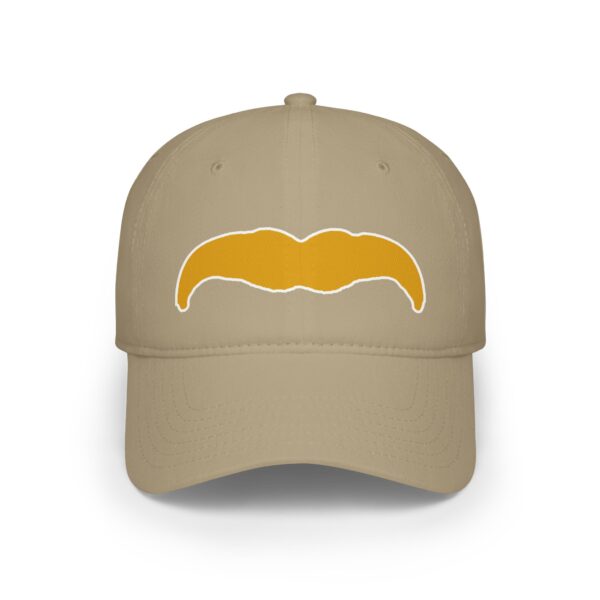 Baseball Cap with Blond Mustache - Perfect for Movember - Image 13