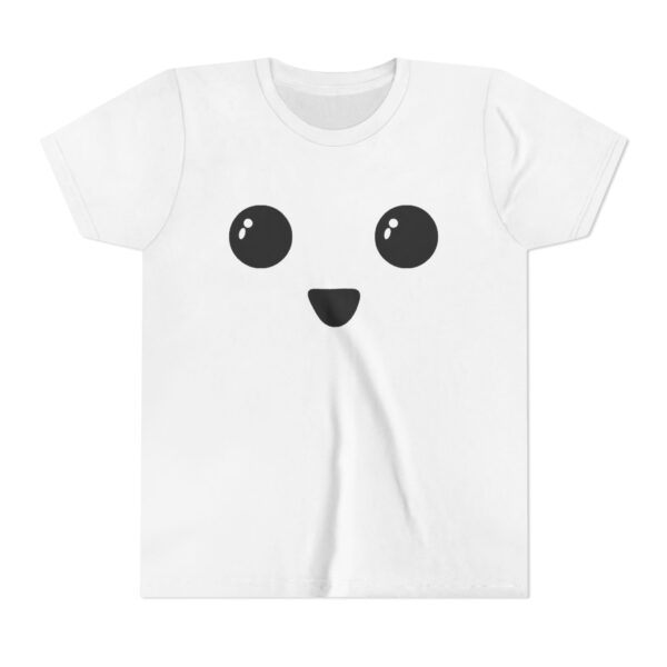 Kid's Halloween Ghost Face Shirt - Youth Tee - Image 3