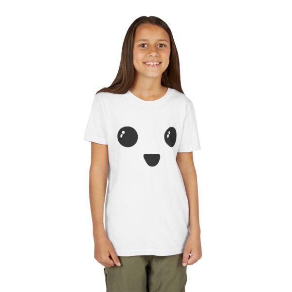 Kid's Halloween Ghost Face Shirt - Youth Tee - Image 2