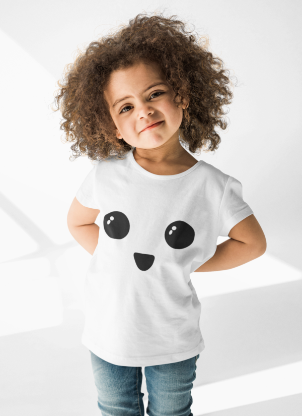 Kid's Halloween Ghost Face Shirt - Youth Tee