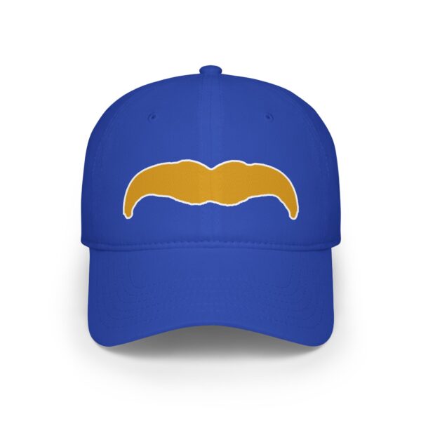 Baseball Cap with Blond Mustache - Perfect for Movember - Image 21