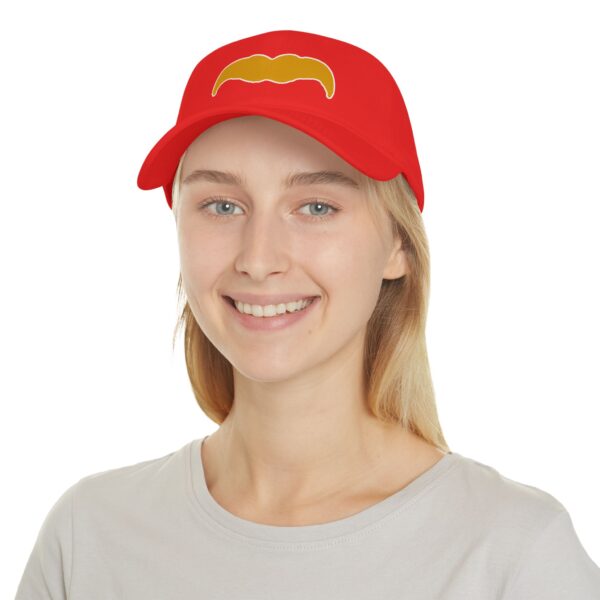 Baseball Cap with Blond Mustache - Perfect for Movember - Image 8