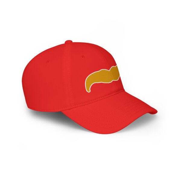 Baseball Cap with Blond Mustache - Perfect for Movember - Image 7